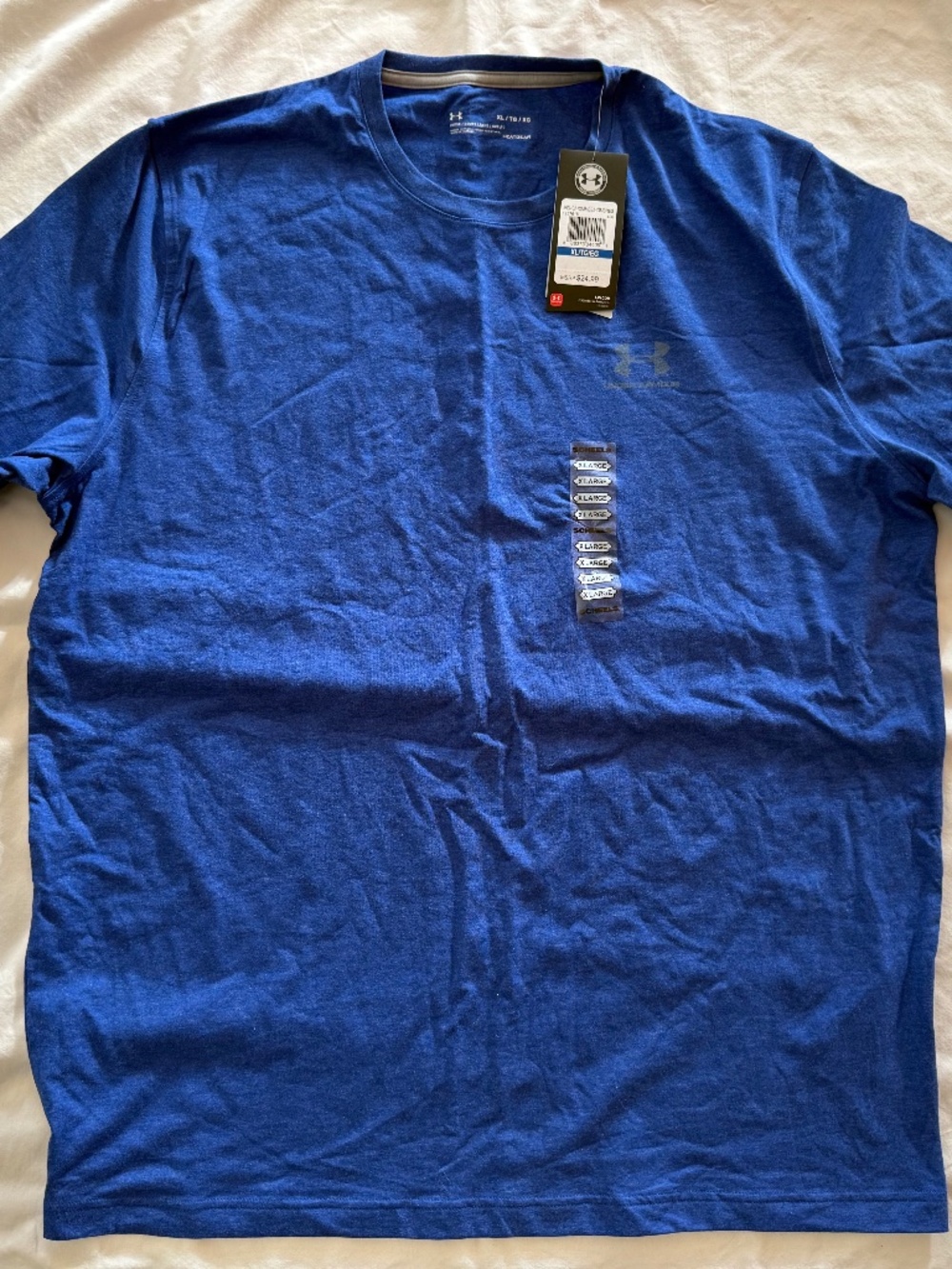 Mens UnderArmour Heat Gear Short Sleeve T-shirt, XL, New with Tags